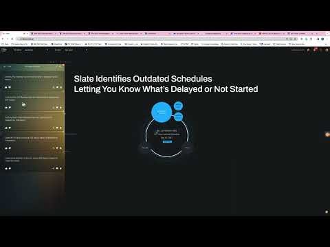 Slate can update schedules based on linked project forms