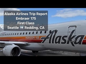 Alaska Airlines First Class Flight Review on Embraer 175 #alaskaairlines #flightreview #horizonair