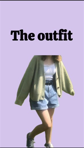 Aesthetic Green Jacket Outfit Idea 💚 | Casual Summer Lookbook #shorts