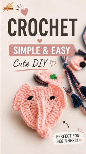 how to crochet Cute Elephant for beginners | #yarntutorial #knitting #crochetdiy | #FirstThreadshort
