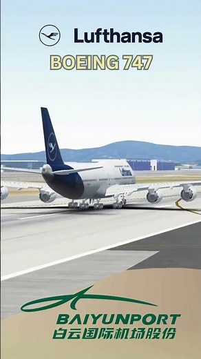 Lufthansa Boeing 747 Rotates for Takeoff From Guangzhou Airport in Infinite Flight