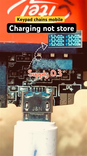 Mobile Charging Problem | Sirf 0.3A Supply 😱 | Charging Board Fault #mobilerepair #itelace