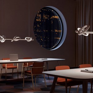 IDEO designs Pallana lamp with adjustable ring lights for Moooi