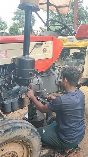 Swaraj 742 FE Tractor Engine Main Oil Seal Change Process 👨‍🔧🧰