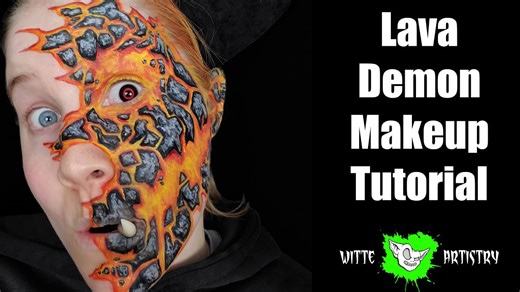 Lava Demon SFX Makeup Tutorial
