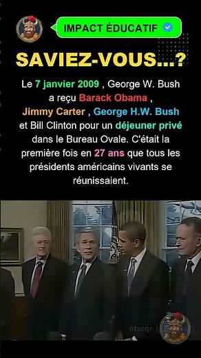 L'HISTOIRE IMPACTANTE DE LA RÉUNION DES PRÉSIDENTS AMÉRICAINS