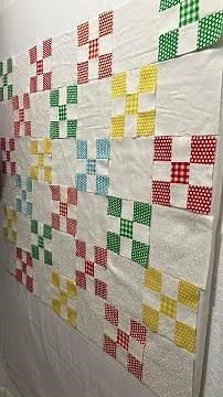 Beginning an Irish Chain Quilt