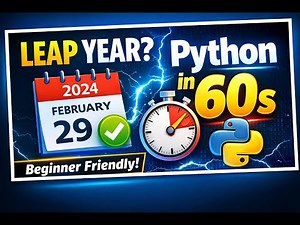 How to Find Leap Year in Python (Easy)