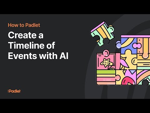 How to create a multimedia timeline with AI