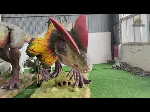 Ultra Version Animatronic Dinosaur Dilophosaurus
