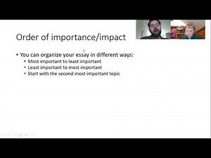Principles of organization, introductions, and conclusions - GHC Writing Center Workshop - 10-27-20