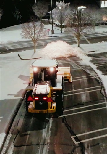Efficient Snow Removal with Heavy Equipment