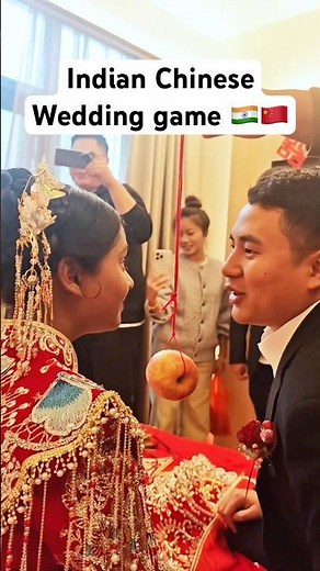 Indian Chinese wedding game 🇮🇳🇨🇳#chinesewedding #indianchinesewedding #chinavlog #chinavlog