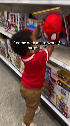 36K views · 1.8K reactions | Come to work w me @target  #fyp #pov #babyboy #azai #toddler #toddlerlife #viral #viralreels #viralvideos | Mia Ariannaa | Facebook