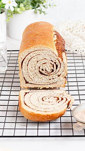 33K views · 45 reactions | Making cinnamon swirl bread has never been...