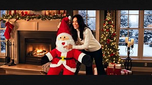 Big Plush Santa Claus Made in USA 5 feet tall extra large and soft with bendable legs | Big Plush Personalized Giant Teddy Bears and Custom Large Stuffed Animals