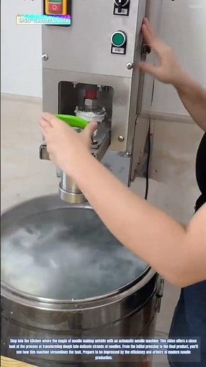 The Art of Noodle Making: Automatic Noodle Machine in Action