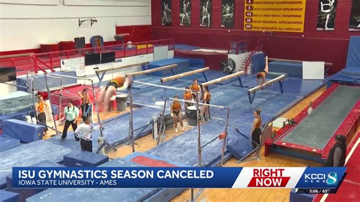 Iowa State students react to abrupt cancellation of gymnastics season