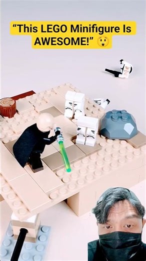 “LEGO adding some play feature to Luke Minifigure Is AWESOME!” 😲 #lego #starwars #shorts