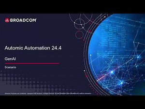 Automic Automation 24.4: Gen AI Scenario