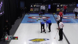 1.8K views · 29 reactions | A great sweep from the Italian front end  to make a hit and roll through a tight port! Watch the World Junior Curling Championship 2022 exclusively on the Curling Channel at https://wcf.co/CurlingChannel #curling | #WJCC2022 | World Curling | Facebook