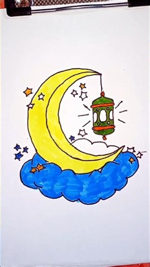 Ramadan Drawing Part 2 | Ramazan Drawing for Kids | Easy Step by Step #shorts #viral #youtubeshorts