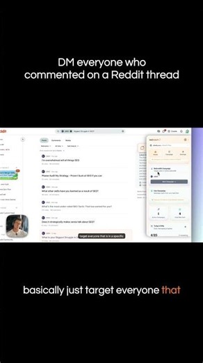 DM everyone who commented on a Reddit thread