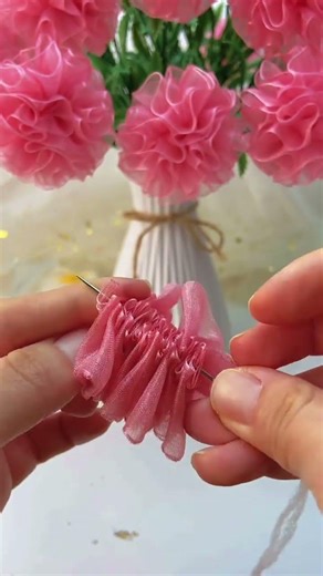 Blossoming Beauty: Handmade Carnation Art - DIY Delight