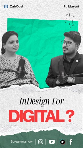 From social media creatives to interactive PDFs and digital magazines, Adobe InDesign powers the content we see every day. In today’s fast-moving digital world, design is no longer just about visuals, it's about structured communication. InDesign helps professionals create: ✔ Interactive digital documents ✔ Social media-ready layouts ✔ eBooks & online publications ✔ Marketing collaterals ✔ Brand-consistent content Whether you're in marketing, media, publishing, or corporate communication, master