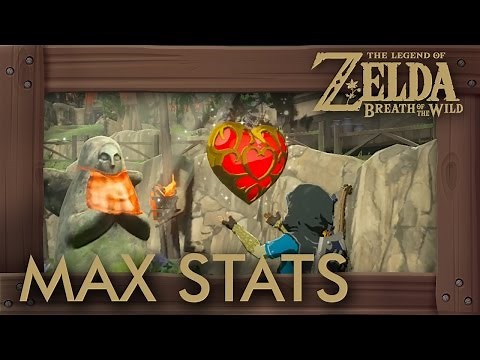 Zelda Breath of the Wild - All Hearts & Max Stamina (All Spirit Orbs Collected)