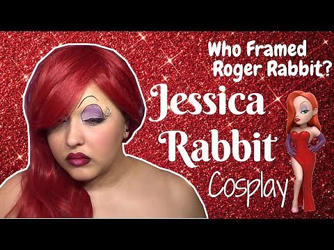 Jessica Rabbit Cosplay Makeup Tutorial (NoBlandMakeup)