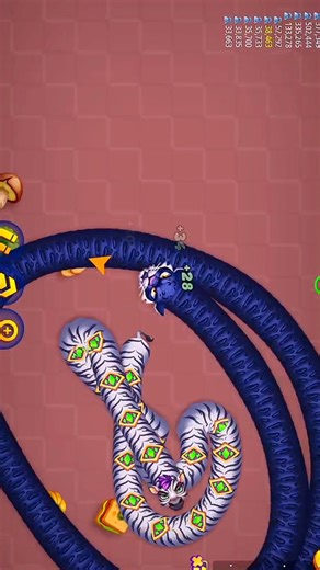 Worms Zone. io magic gameplay! 👿🐉#snakezone #wormszone #foryou #shortsfeed #viral #shorts #trending