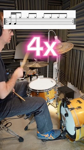 COOL (but hard!) DRUM GROOVE LESSON step-by-step #drumgroove #drumming #drumlesson | Derek Scherzer Drumchannel