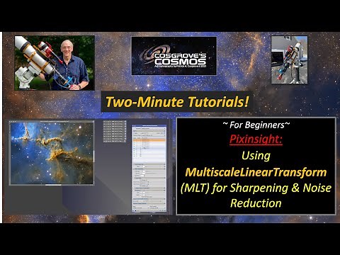 2-Minute Tutorial: Using MultScaleLinearTransform (MLT) for Sharpening and Nose Reduction!