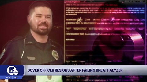 Dover officer on leave for failing breathalyzer test quits after internal investigation