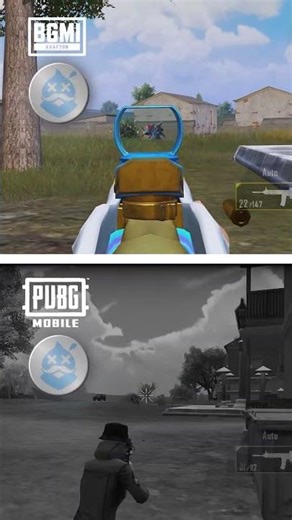 Difference between PUBG pawnin and BGMI Pawnin #shorts