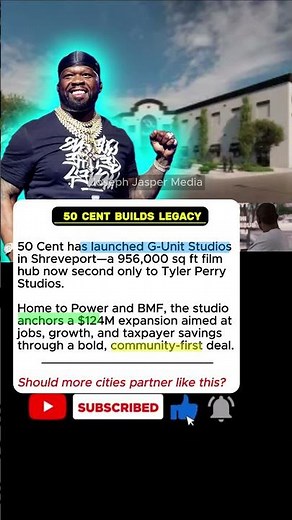 50 Cent Launches New Studio — A Major Power Move 🎬