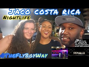 Jaco Costa Rica Travel NightLife | Orange Pub | XTC Jaco Bar | Republik | Black Marlin #YouTubeBlack