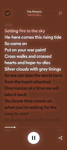 Fall Out Boy - Phoenix Speed Song