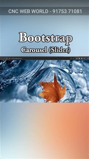 Bootstrap - Carousel (Slider) #frontendcourse #bootstrap #computer