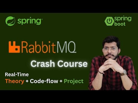 RabbitMQ Crash Course | Real-time Theory + Code flow + Project + UI Dashboard | Spring Microservices