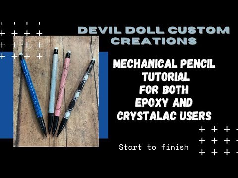 Basic Mechanical pencil tutorial for epoxy or crystalac users!
