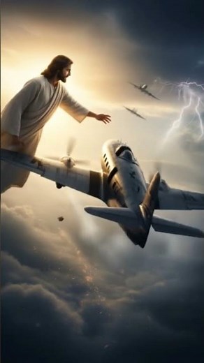 Jesus Christ saved the airplane from the accident