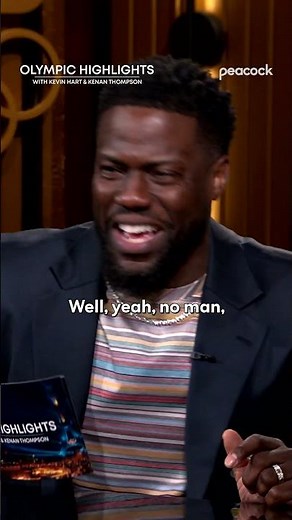 Keep your eyes up here! #OlympicHighlights #ParisOlympics #KevinHart #KenanThompson #Shorts