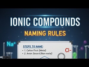 Naming Ionic Compounds Made Easy! (Chemistry Nomenclature Tutorial)