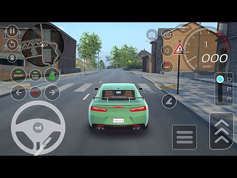 🛻POV Drive Chevrolet Camaro | School Driving 2025 Mobile Gameplay