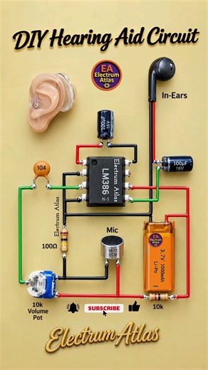 DIY Hearing Aid Circuit #diyelectronics