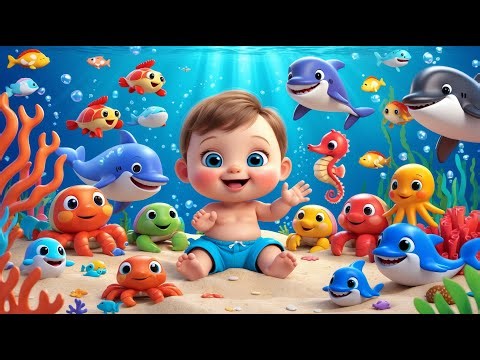 Under the Sea Counting Song | Learn Numbers & Fun Sing Along Baby Song & Nursery Rhyme for Toddlers