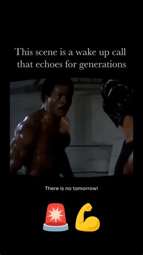 COME ON! No Tomorrow 💥 Apollo Creed Pushes Rocky Beyond Limits | Rocky III Motivation 🥊🔥