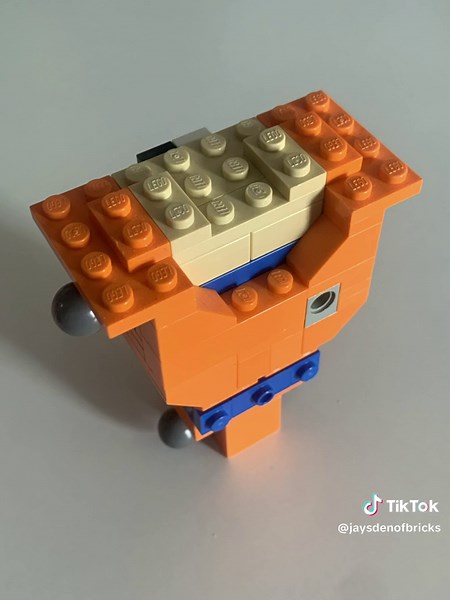 Lego how to build: Goku #lego #moc #legomoc #goku #draginballz #dragonballsuper #dragonballlegends